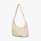 Women's chic quilted puffer shoulder bag