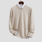 Men's Cashmere V-Neck Sweater