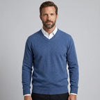 Men's Cashmere V-Neck Sweater