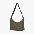 Women's chic quilted puffer shoulder bag