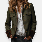 Herringbone tweed tailored jacket
