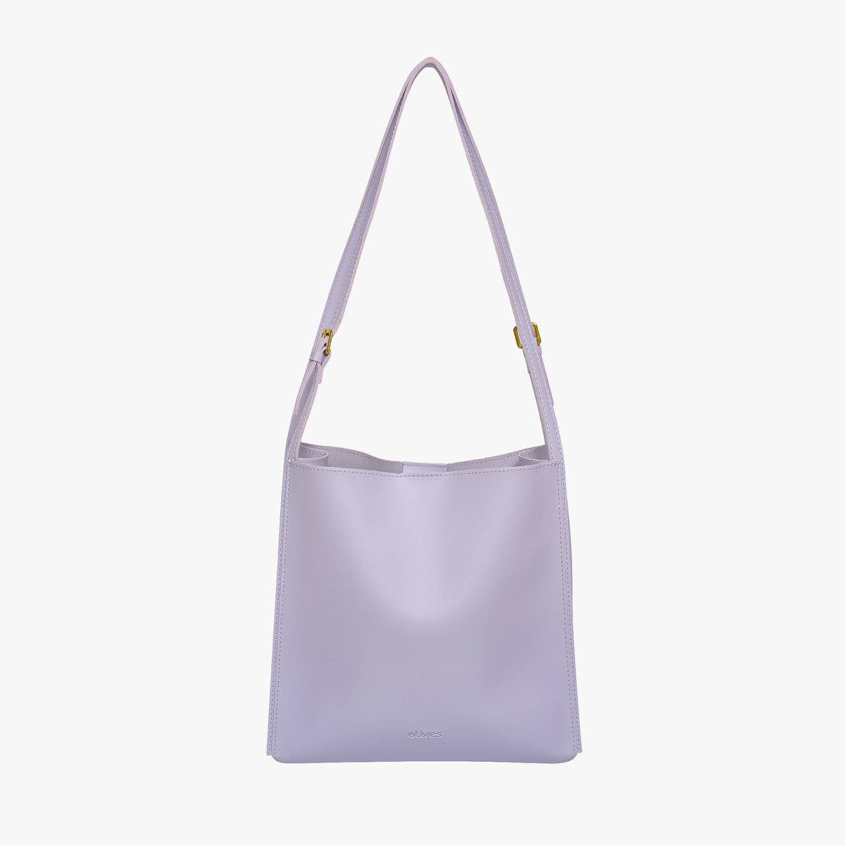 Vegan leather shoulder tote bag