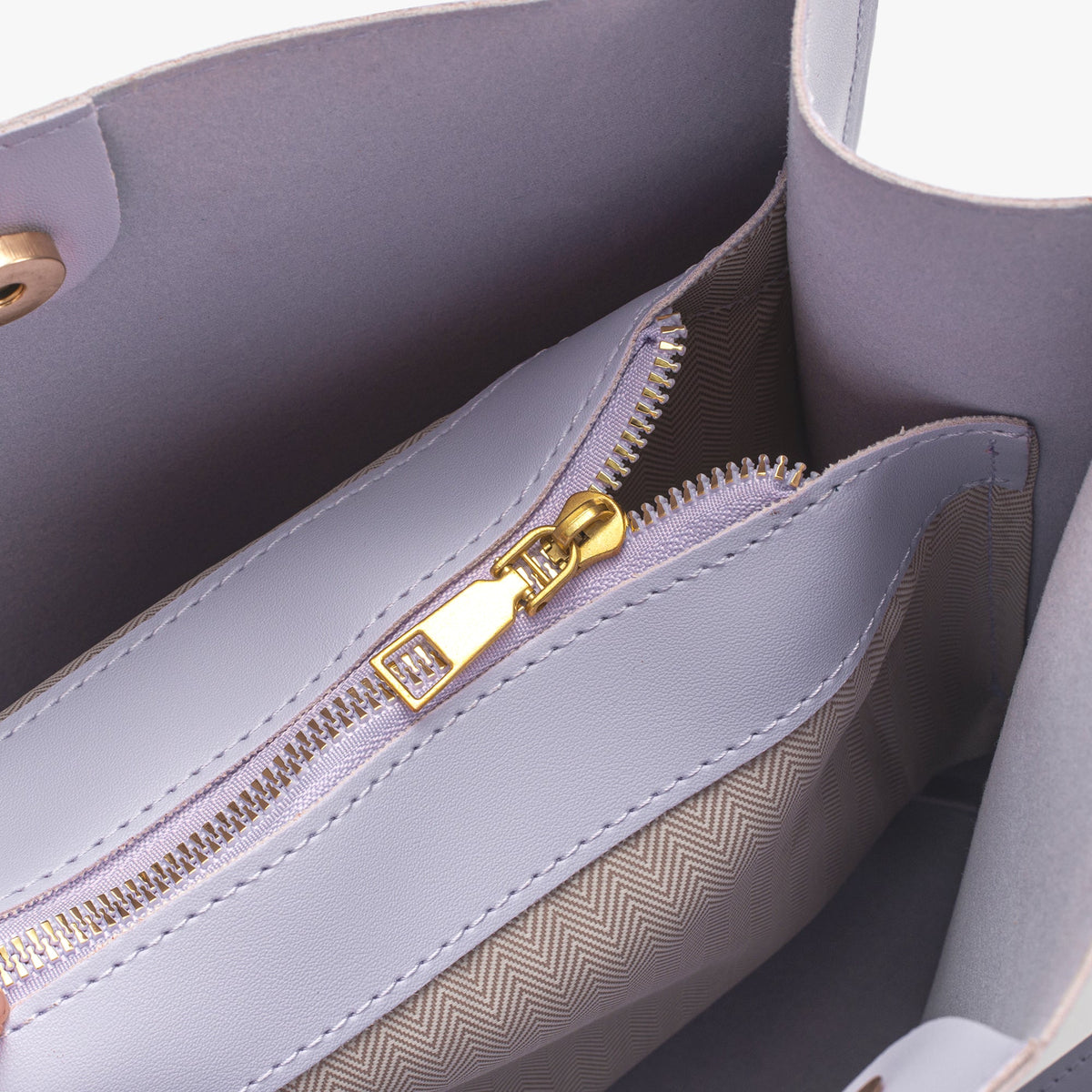 Vegan leather shoulder tote bag