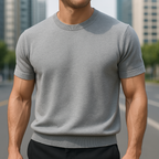 Merino Cashmere Crew Neck T-Shirt