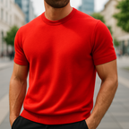 Merino Cashmere Crew Neck T-Shirt