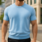 Merino Cashmere Crew Neck T-Shirt