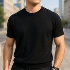 Merino Cashmere Crew Neck T-Shirt