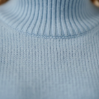 Lightweight knit turtleneck sweater