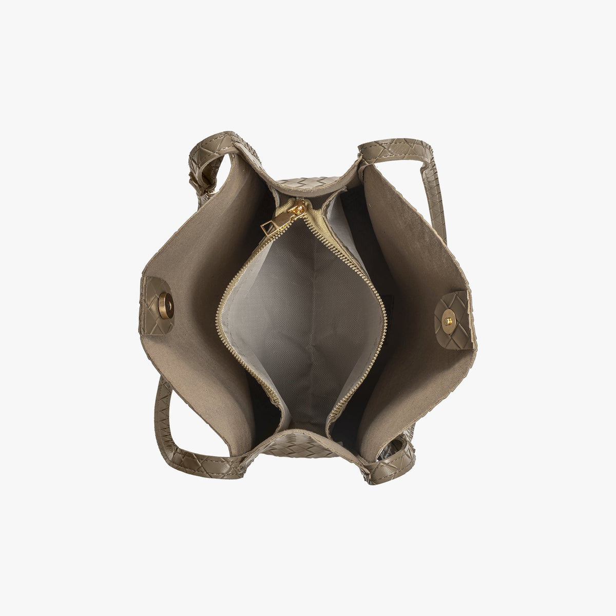 Vegan leather shoulder tote bag