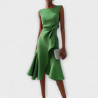 Women's Draped Midi Dress