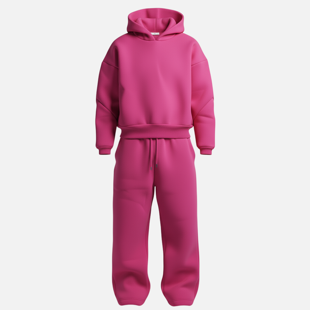Oversized Heavy Fleece Tracksuit Set