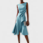 Women's Draped Midi Dress