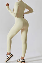 Seamless Half-Zip Jumpsuit