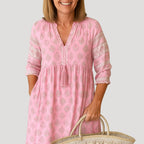 Relaxed Fit Boho Midi Dress