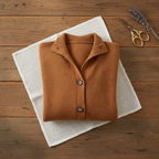 Collared button front knit cardigan