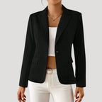 Women's One-Button Tailored Blazer