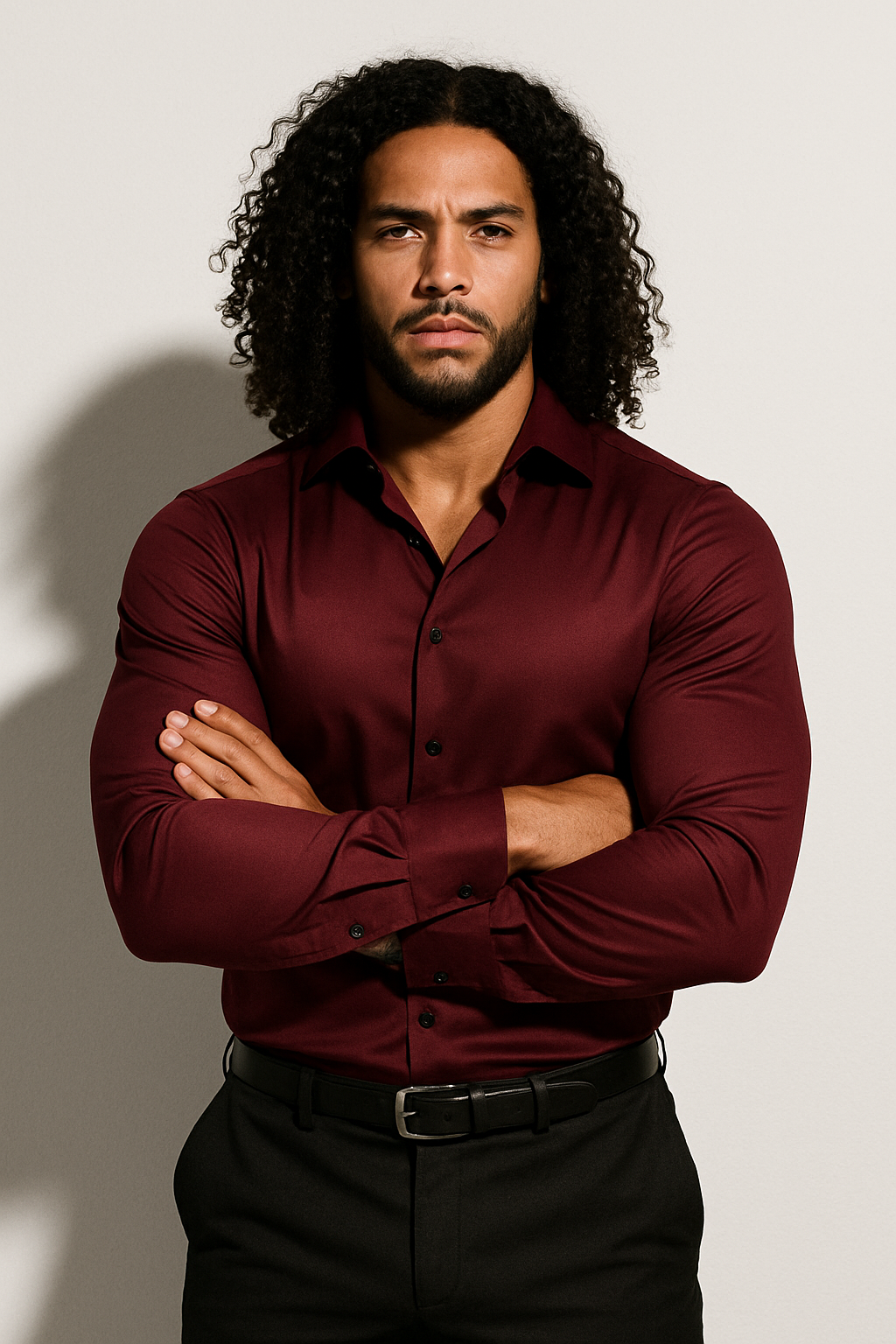 Long Sleeve Slim Fit Dress Shirt