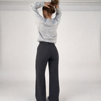 High-Waist Wide-Leg Pantalon