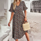 Emery Floral Print Midi Dress