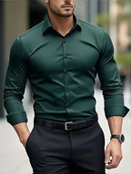 Slim Fit Wrinkle-Resistant Shirt