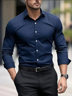 Slim Fit Wrinkle-Resistant Shirt