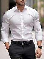 Slim Fit Wrinkle-Resistant Shirt