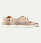 Suede Loafers Men Lace Up