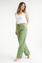 High Rise Relaxed Straight Leg Trousers