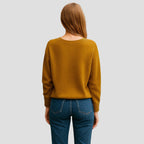 Women's Relaxed Fit V-Neck Cashmere Pullover