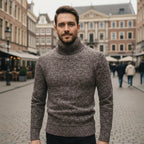 Men’s Turtleneck Knit Sweater