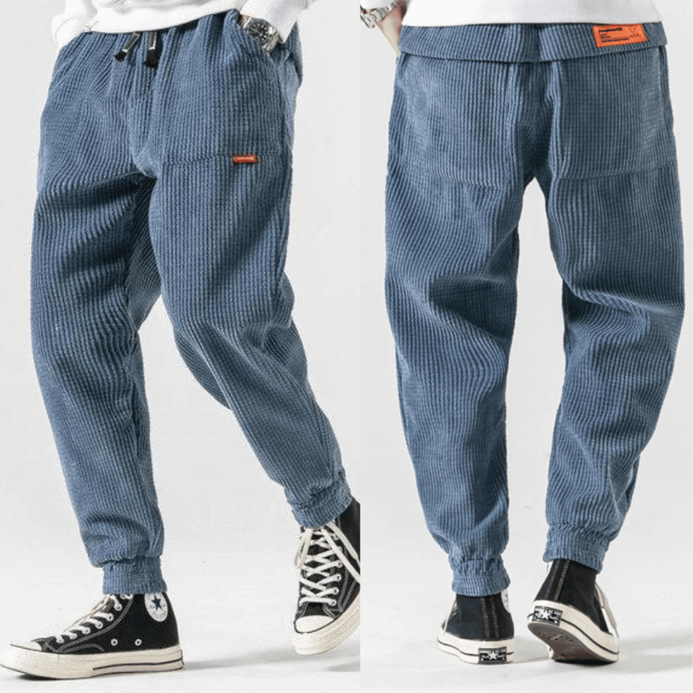 Wide Leg Corduroy Trousers