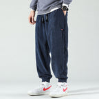 Wide Leg Corduroy Trousers