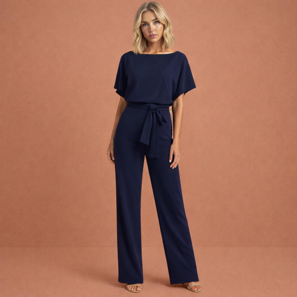 Women's Two Piece Wide Leg Trouser Set