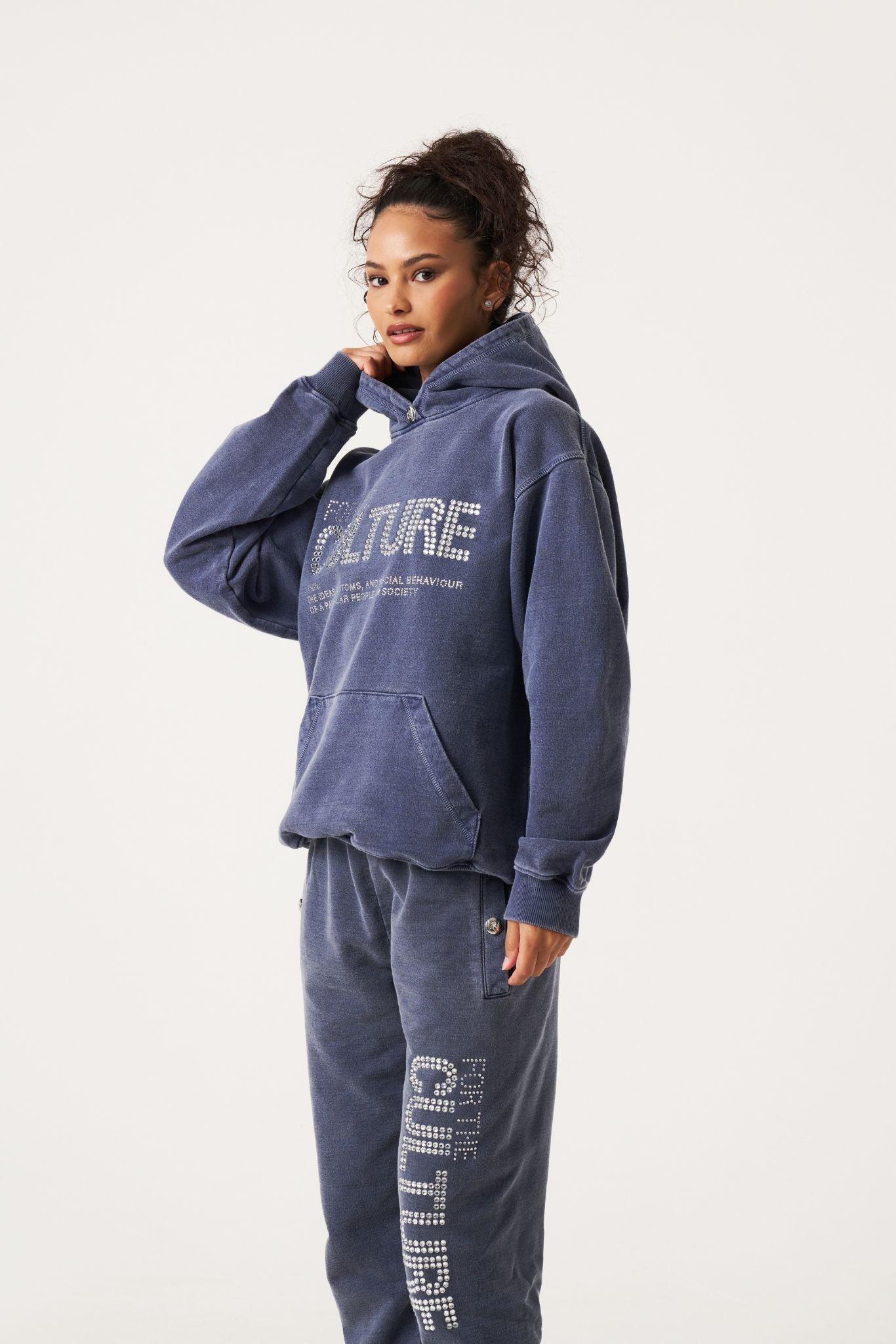 Oversized Graphic Hoodie Washed