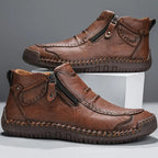 Men's Orthopedic Ankle Boot with Side Zip
