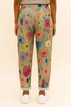 Floral Jogger Pants Women Loose Fit