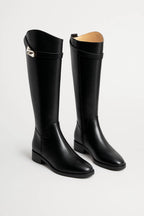 Knee-High Boots Flat Heel