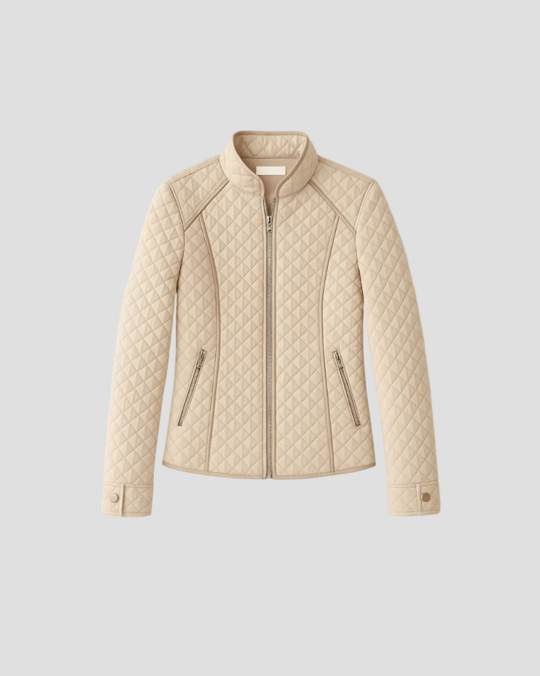 Lightweight Zip Jacket with a Fitted Look