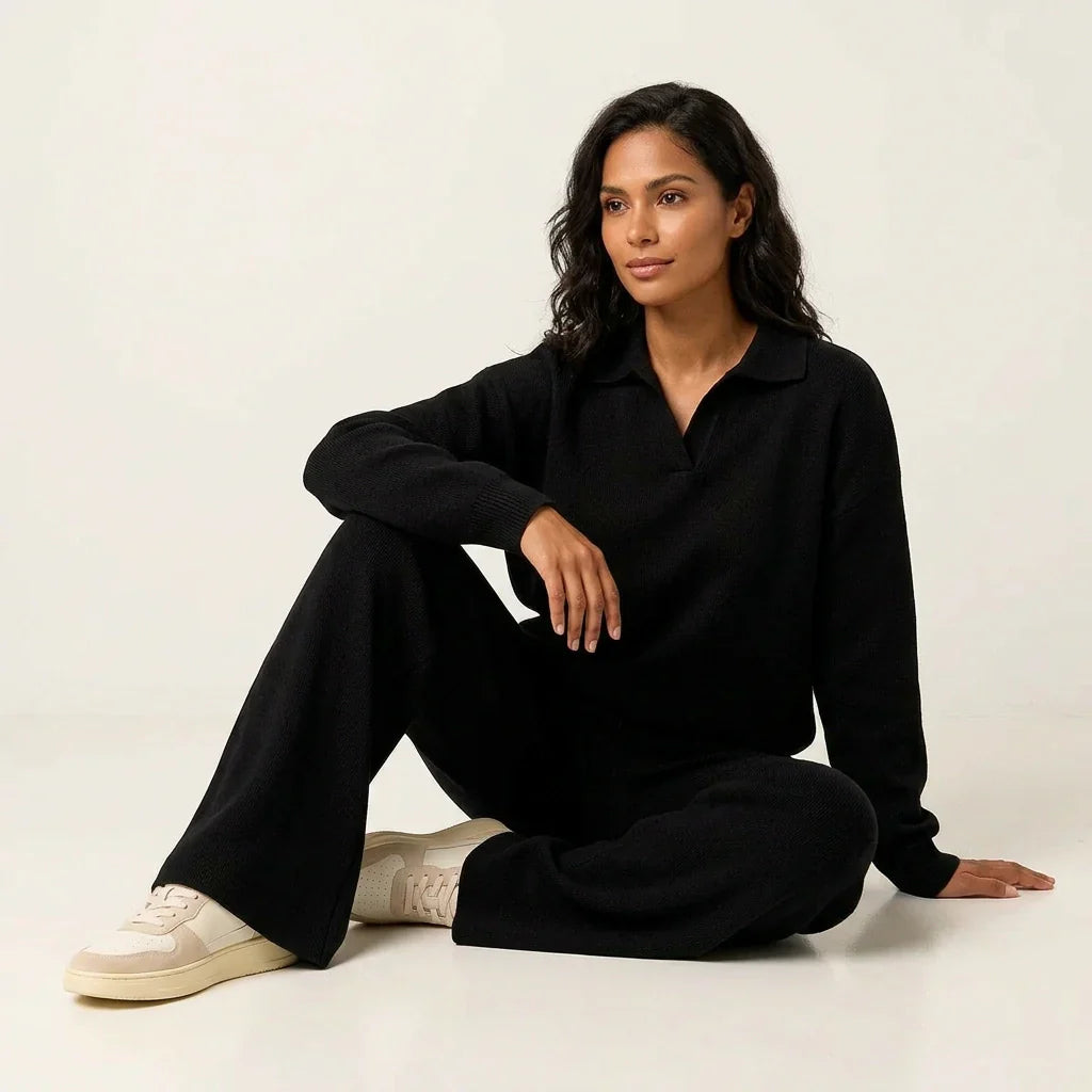 Cashmere Loungewear Set Top and Pants