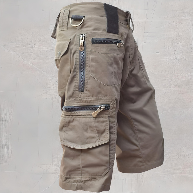 Men's Tactical Cargo Shorts with Multi-Pocket Storage