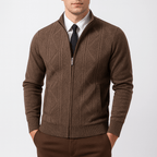Zip-Up Cardigan For Men