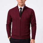 Zip-Up Cardigan For Men