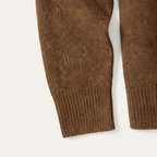 Knit polo collar sweater