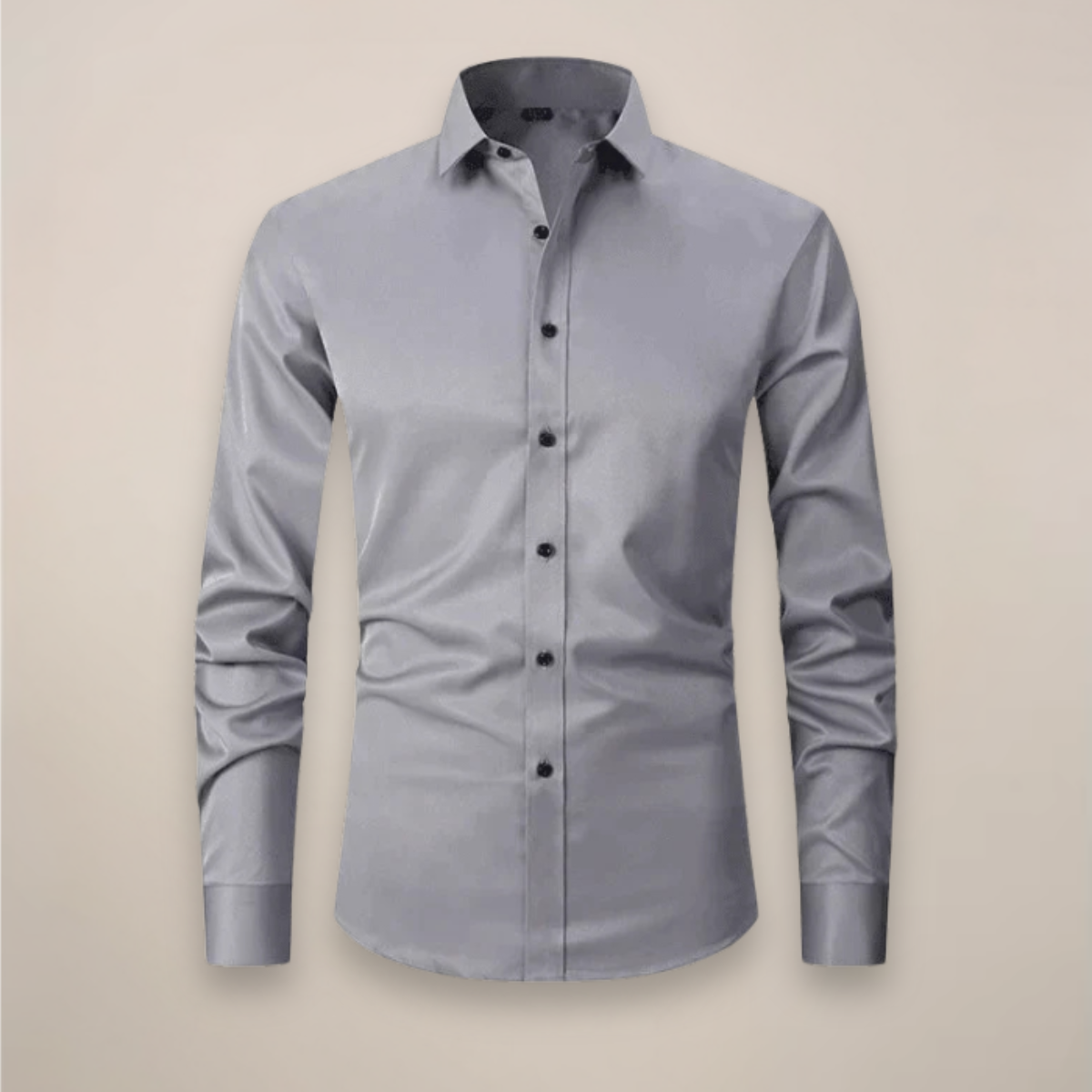 Long Sleeve Men's Business Shirt Wrinkle Free