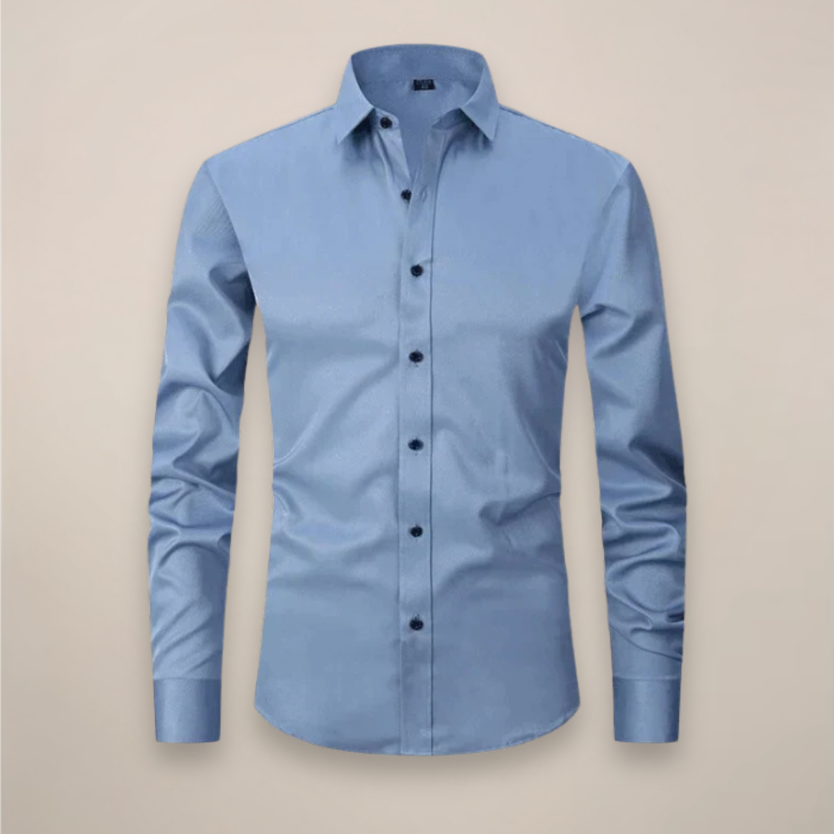 Long Sleeve Men's Business Shirt Wrinkle Free