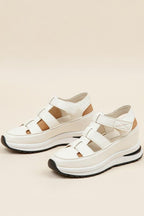Platform Sandal with Velcro Straps