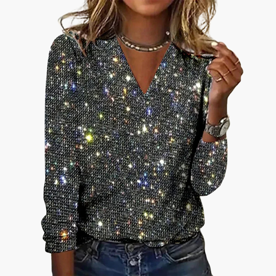 Women's Sequin Long Sleeve