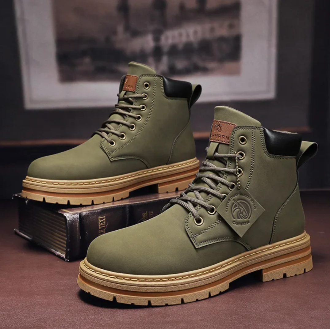 Men's High Shaft Lace-Up Boots