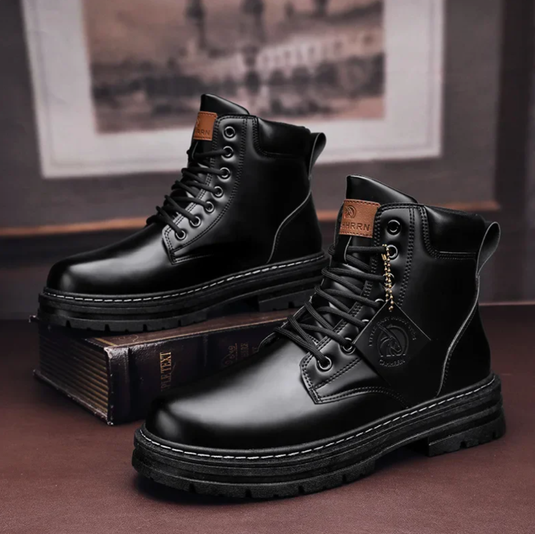 Men's High Shaft Lace-Up Boots