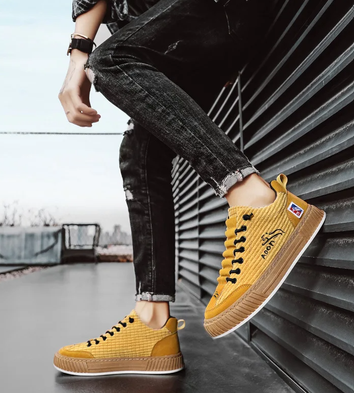 Breathable Men's Sneakers Orthopedic Insole
